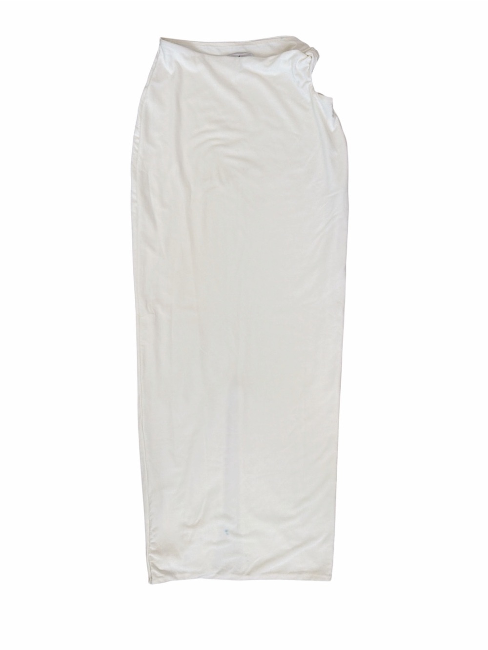 Oh Polly White Maxi Skirt - Sleek Straight Cut